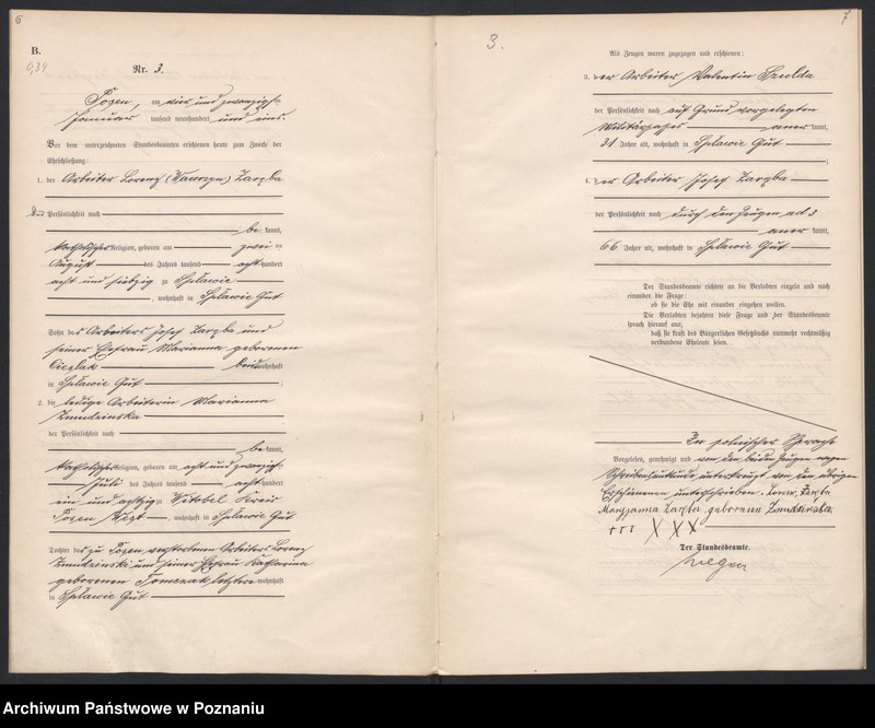 Obraz 5 z jednostki "Księga miejscowa małżeństw"