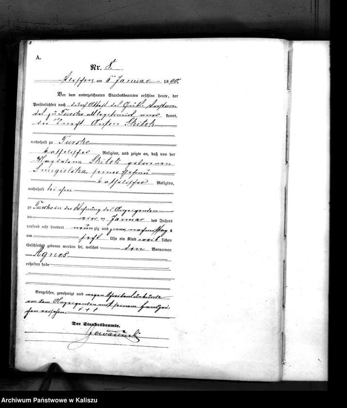 Obraz 11 z jednostki "[Księga urodzeń]"