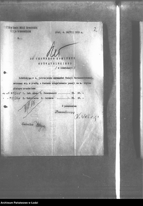 Obraz 5 z jednostki "Korespondencja wydziałów CKMO z Komitetem Kontroli"