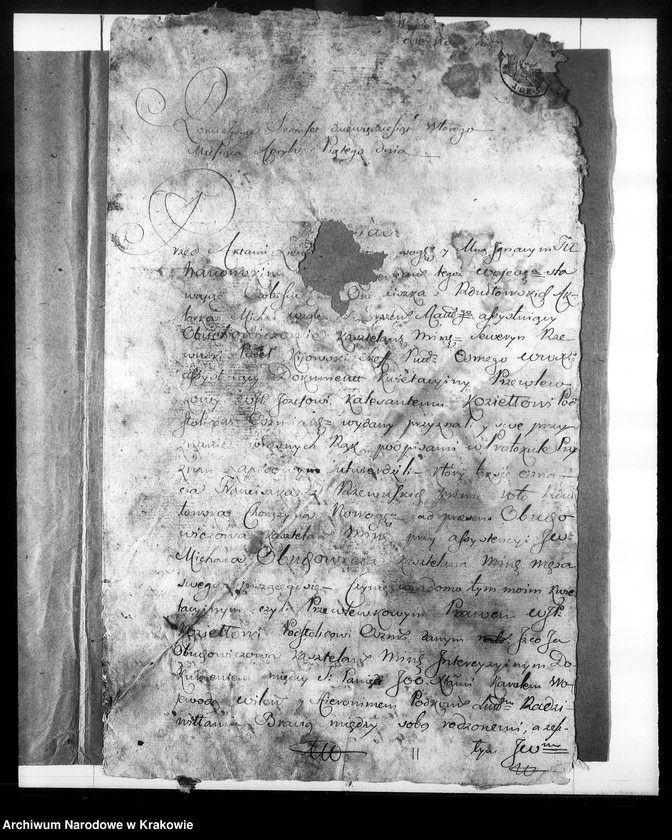 Obraz 10 z jednostki "Stanisław Ferdynand Rzewuski, chorąży w. lit. Akta rodzinno-majątkowe"