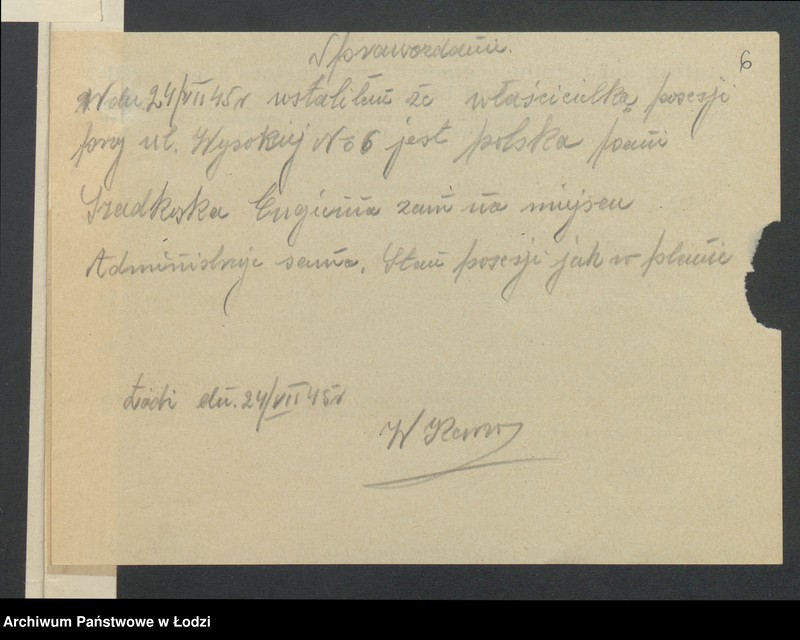 image.from.unit.number "Księga inwentarzowa nieruchomości m. Łodzi ul. Wysoka"