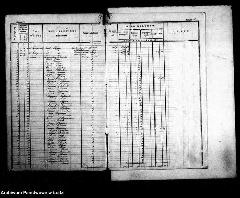 Obraz 8 z jednostki "Dziennik przychodu i wydatku wszelkich funduszów kasy ekonomicznej m. Łodzi na r. 1859"