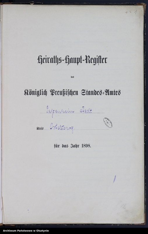 image.from.unit.number "Heiraths-Haupt-Register Nr 1 - 13"