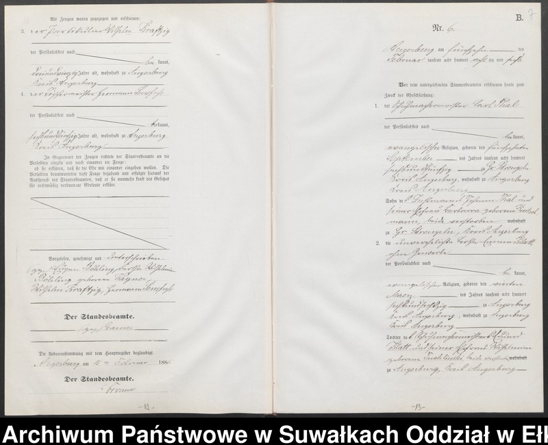 image.from.unit.number "Heiraths-Neben-Register des Preussischen Standes-Amtes Angerburg Kreis Angerburg"