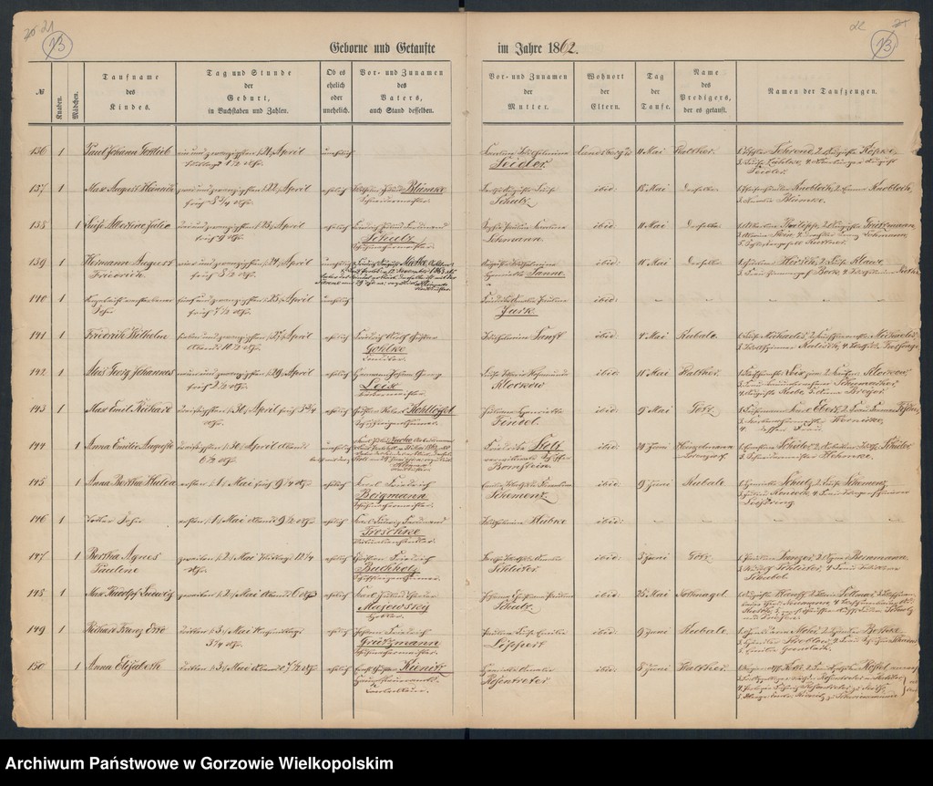 image.from.unit.number "Duplikate der Hauptkirche zu Landsberg an der Warthe (zawiera także księgę zgonów Konkordier Kirche mit der reformirten und Militair Gemeinde z 1862 r.)"