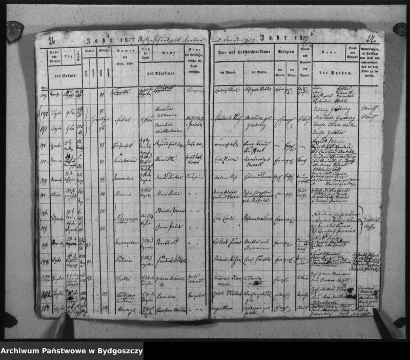 image.from.unit.number "Verzeichniss der Geborenen aus der evangel. Stadt- und Landgemeinde von Inowrazlaw Jahr 1837"