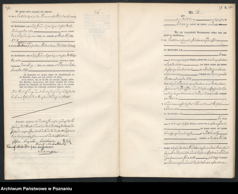 Obraz 18 z jednostki "Księga małżeństw"