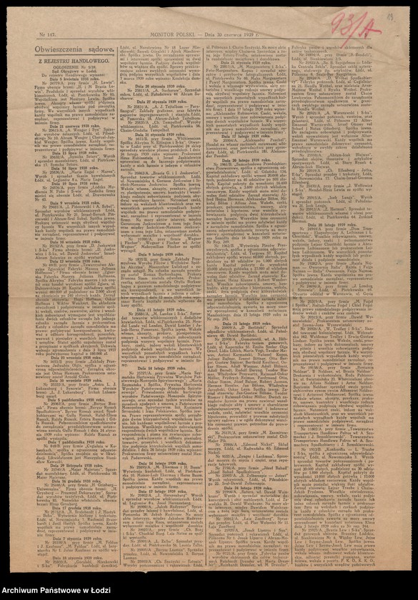 Obraz 20 z jednostki "Elias Bande- skład żelaza, wyrobów żelaznych i artykułów technicznych"