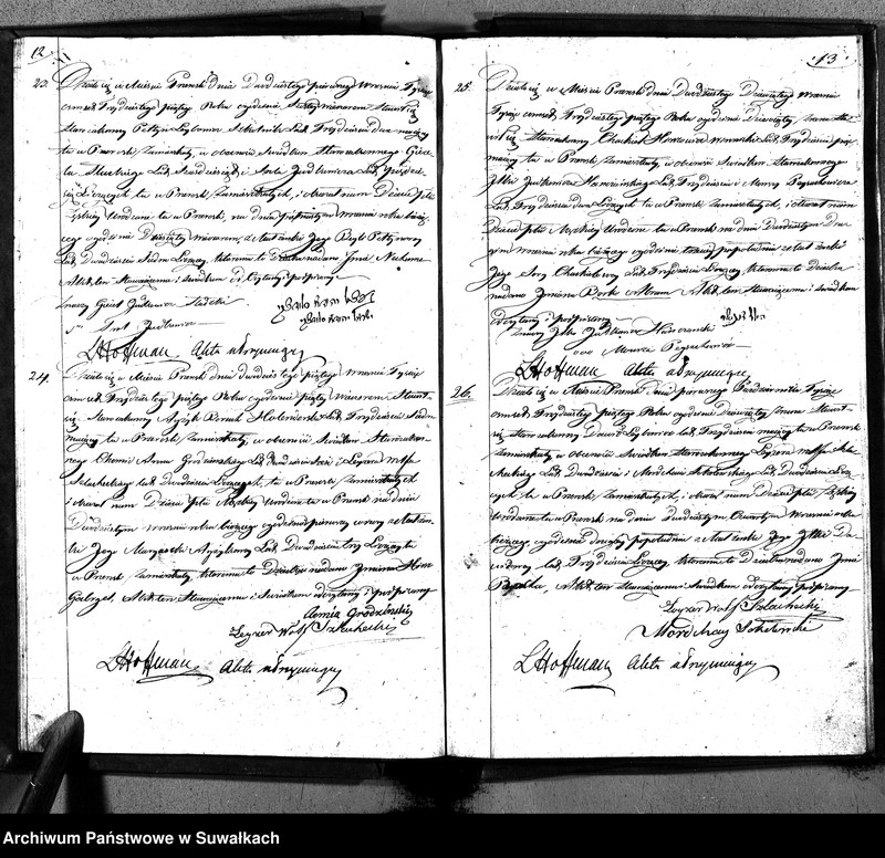 image.from.unit.number "Duplikatu Ksiąg Aktów Urodzonych, Umarłych i Zaślubionych Okręgu Przerośl na Rok 1835."