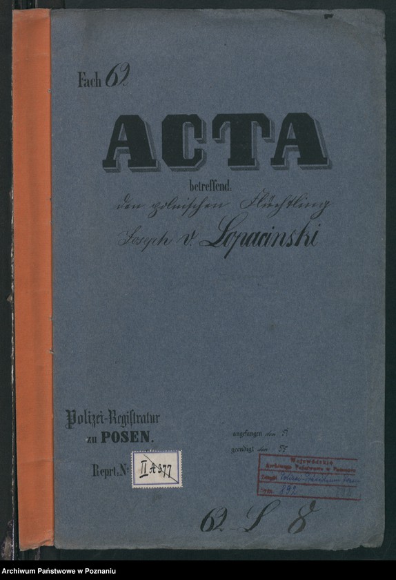 Obraz 2 z jednostki "A. betr. Josef von Łopaciński"