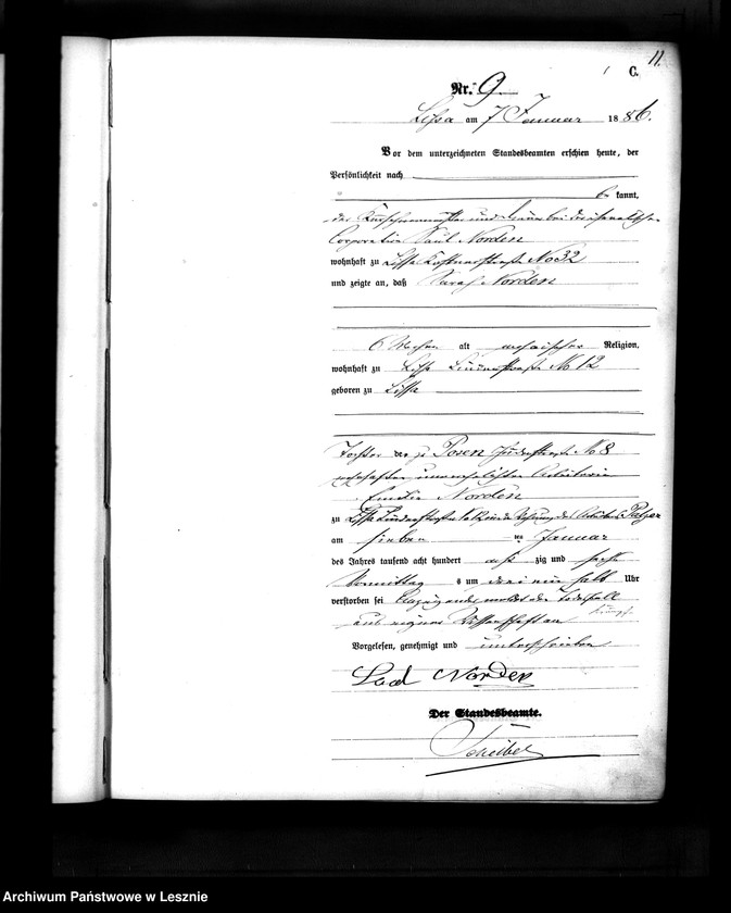 Obraz 10 z jednostki "[Księga zgonów]"