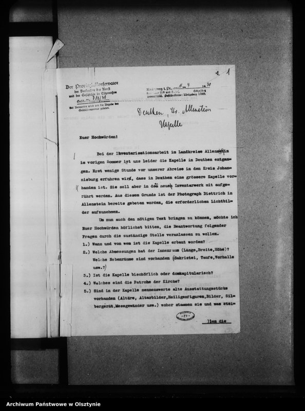 image.from.unit.number "Deuthen, katholische Kapelle"