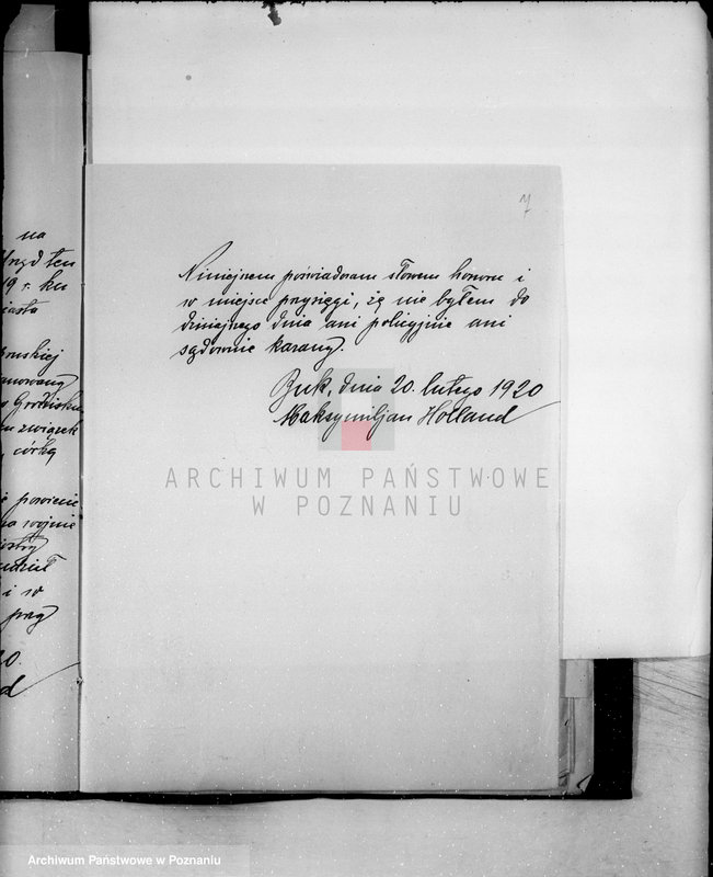 Obraz 11 z jednostki "Stosunki osobiste Maksymiliana Hollanda burmistrza miasta Buku"