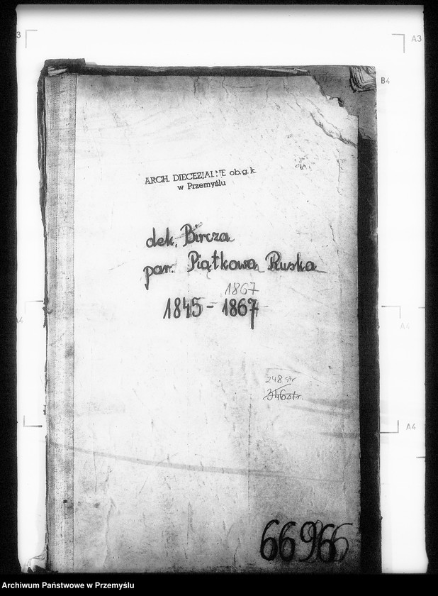 Obraz 4 z jednostki "[Kopie ksiąg metrykalnych parafii Piątkowa Ruska (dekanat Bircza)]"