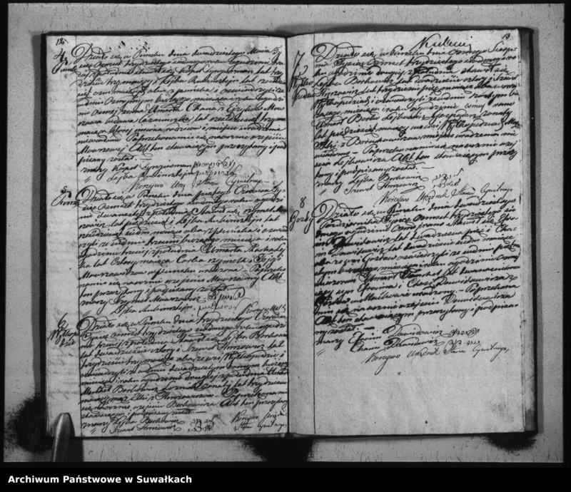 image.from.unit.number "Duplikat Aktów Urodzonych, Zaślubionych i Umarłych Urzędnika Stanu Cywilnego Wyznania Mojżeszowego Okręgu Puńsk z roku 1837."