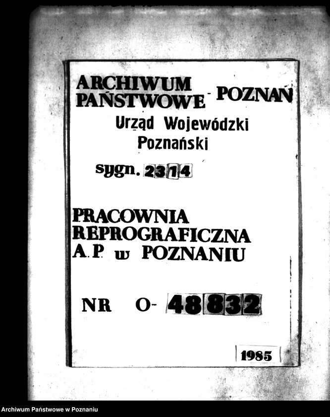 Obraz 1 z jednostki "Ostateczny plan dzielczy i nowy kataster majątku Trzcinica powiatu kępińskiego parcelacja prywatna"