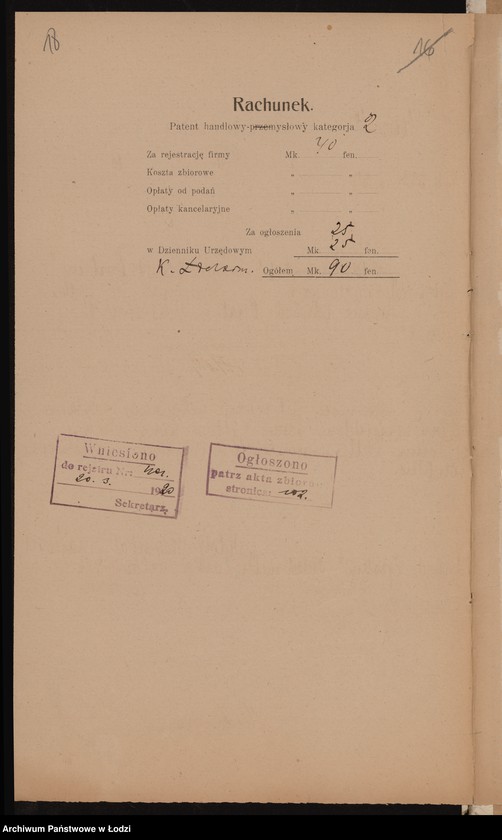 Obraz 20 z jednostki "Adolf Rosenthal - fabryka i skład mebli"