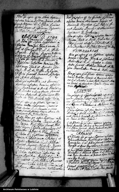 Obraz 16 z jednostki "Liber baptisatorum, copulatorum et mortuorum"