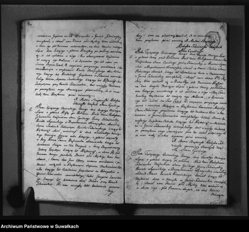 image.from.unit.number "Akta Urodzenia Gminy Jeleniewskiey Roku 1808"