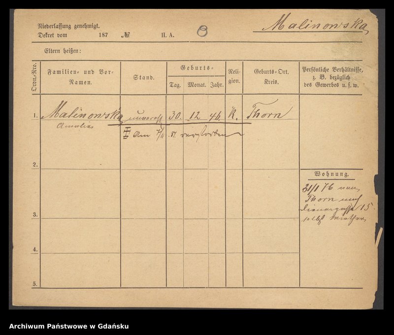 image.from.unit.number "Karty meldunkowe: Malina - Malisius"