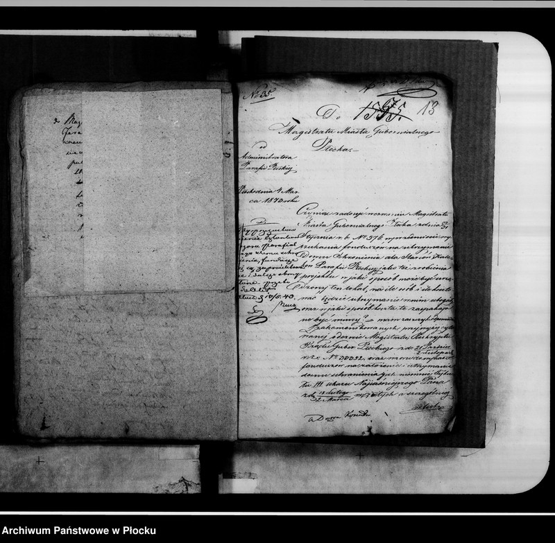 Obraz 16 z jednostki "Akta tyczące się Dozoru Kościoła Parafii Płockiej i Domu Schronienia Starców, vol. I"