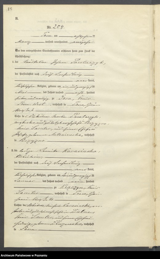 image.from.unit.number "Księga miejscowa małżeństw tom II [Rejestr główny małżeństw]"