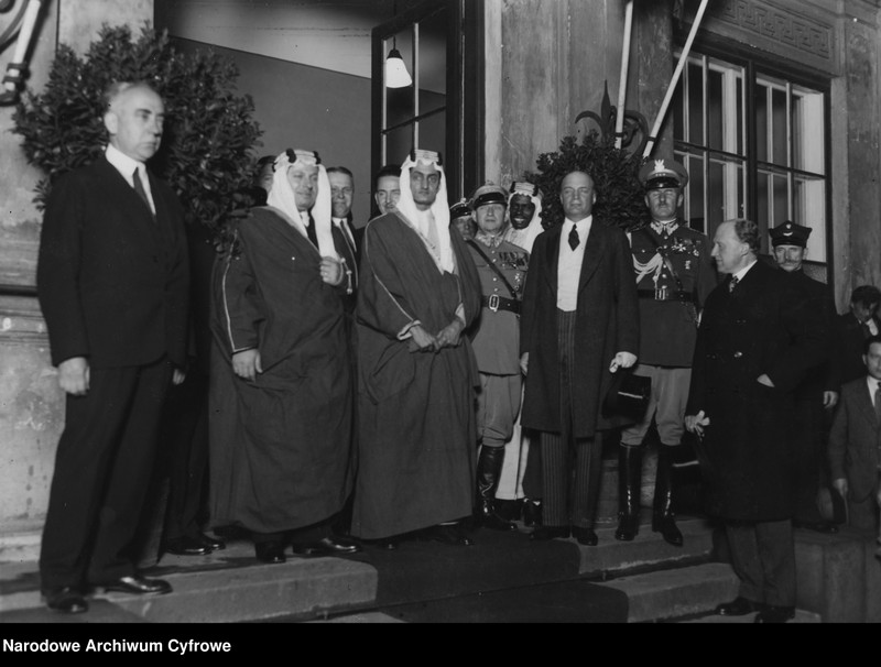 Obraz 2 z jednostki "Wizyta następcy tronu Królestwa Al-Hidżaz Faisala ibn Abd al-Aziza as-Sauda w Polsce"