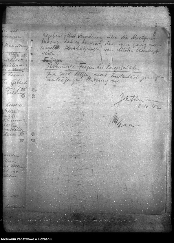 Obraz 12 z jednostki "Sprawozdania sytuacyjne wydziału budowlanego"