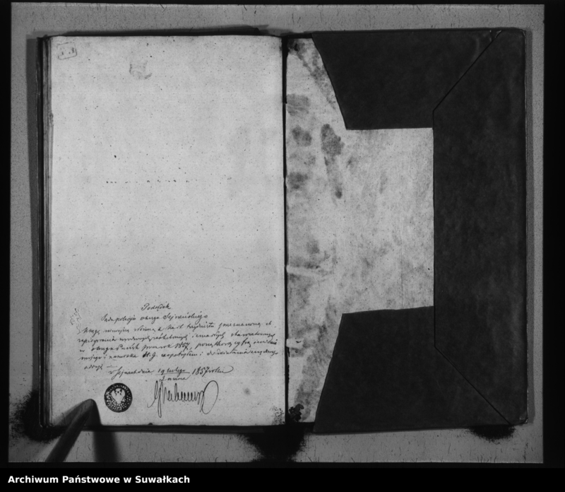 image.from.unit.number "Duplikat Urodzonych, umarłych i zaślubionych Żydów Okręgu Puńsk z rok 1857."