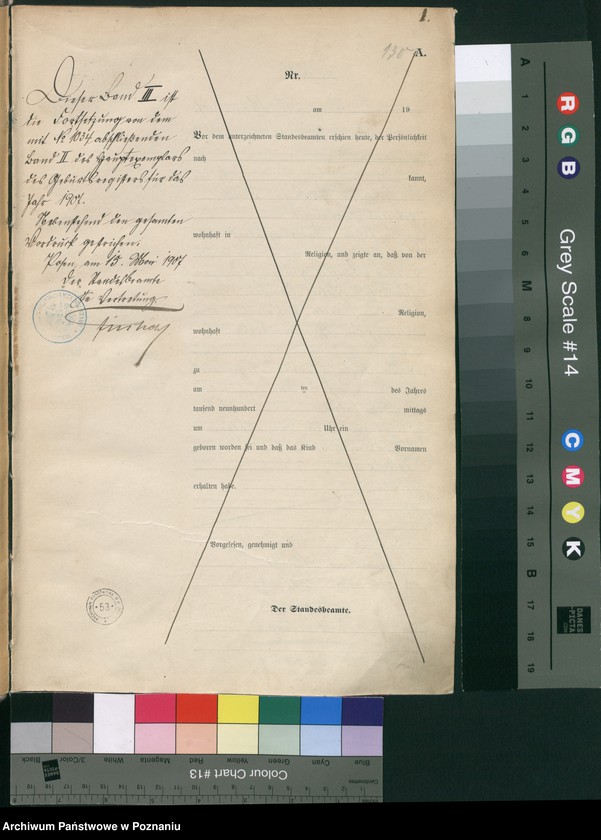 Obraz 3 z jednostki "Księga miejscowa urodzeń tom III [Rejestr główny urodzeń]"