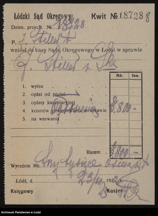 Obraz 10 z jednostki "Jakób Stiller i S-ka – prowadzenie tkalni"