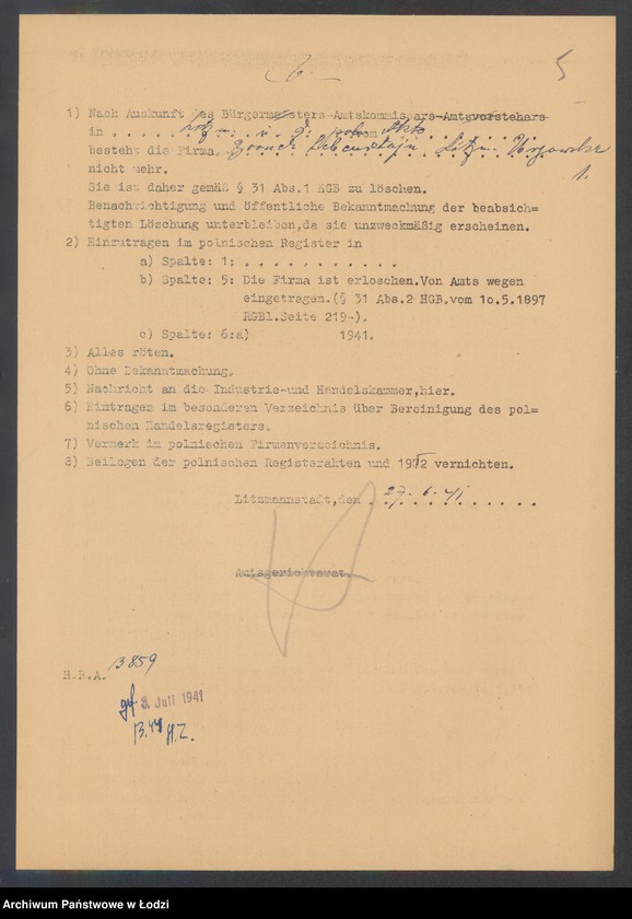 Obraz 7 z jednostki "Boruch Lebensztajn- sprzedaż zegarków i imitacji biżuterii"