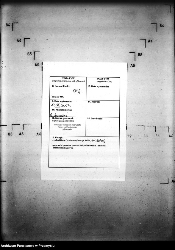 Obraz 3 z jednostki "[Kopie ksiąg metrykalnych parafii Krzywa z filiami Jasionka, Wołowiec (dekanat Gorlice)]"