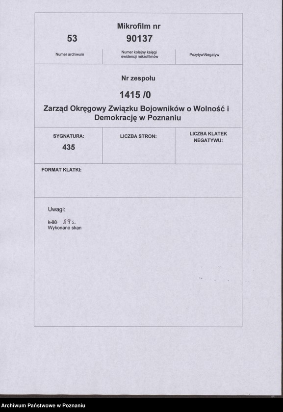 Obraz 5 z jednostki "Życiorysy powstańców wielkopolskich: K - tom Xll /Krystians Franciszek - Kubiak Jan/."