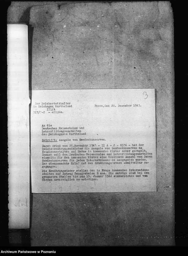 Obraz 7 z jednostki "Nahrungsmittelversorgung der Heimschulen"