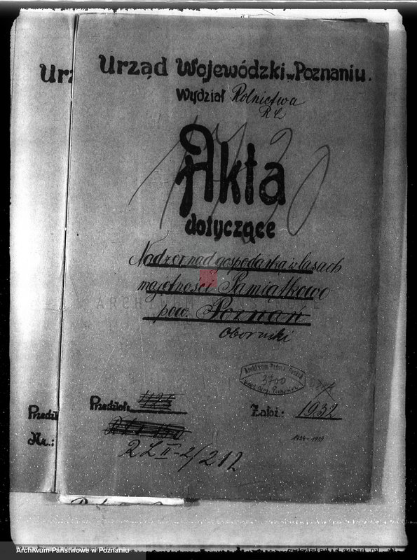 Obraz 6 z jednostki "Nadzór nad gospodarką w lasach majętności Pamiątkowo powiat obornicki"