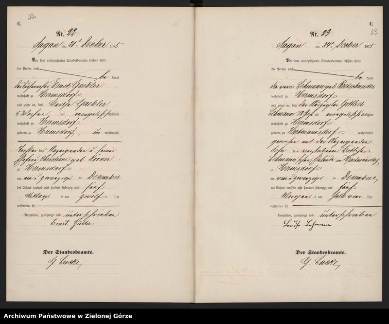 image.from.unit.number "Sterbe-Haupt-Register [Sagan Land]"