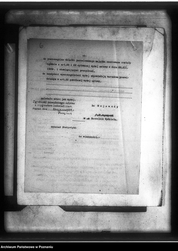 Obraz 10 z jednostki "Przymusowy wykup majątku Strzeszyn powiatu poznańskiego na cele parcelacyjne"