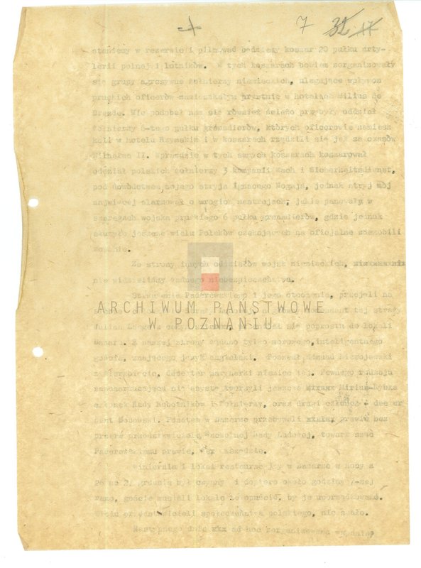 Obraz 18 z jednostki "Relacje i wspomnienia dotyczące powstania wielkopolskiego: 1. Poznań, część lll /autorzy relacji - N/."