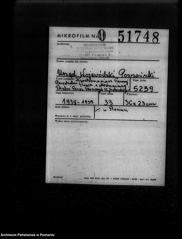 Obraz 2 z jednostki "Kwestionariusz Parowej Przędzalni Włosia i Mechanicznej Tkalni Pasów Parcianych St. Jaskowskiego w Rawiczu"