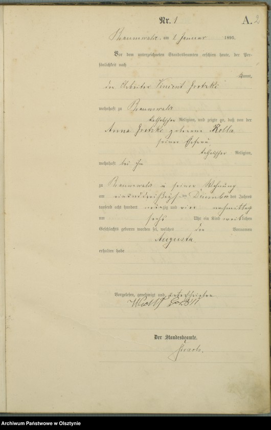 image.from.unit.number "Geburts-Haupt-Register Nr 1 - 92"