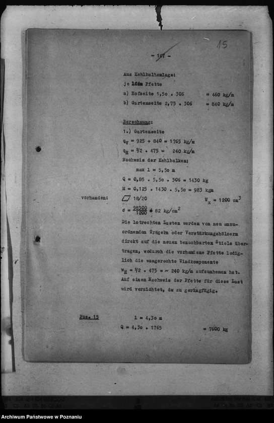 Obraz 19 z jednostki "Opis statyczny zamku w Poznaniu - II"