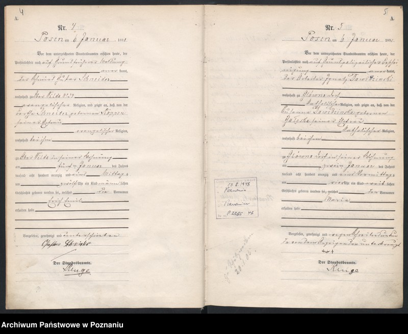 Obraz 5 z jednostki "Księga urodzeń t. I"