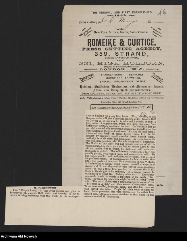 image.from.unit.number "Wycinki prasowe dotyczące działalności muzycznej"