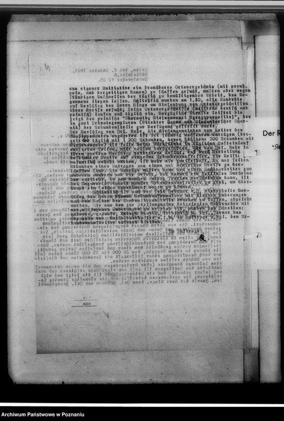 Obraz 8 z jednostki "Sicherung und Verwahrung des Schriftgutes"