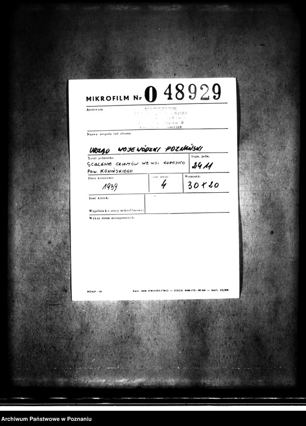 Obraz 2 z jednostki "Scalanie gruntów we wsi Kopojno powiatu konińskiego"