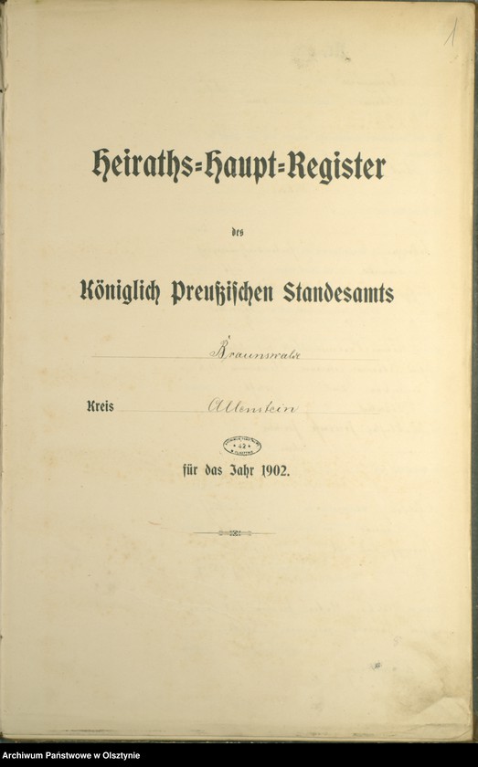 image.from.unit.number "Heiraths-Haupt-Register Nr 1 - 11"
