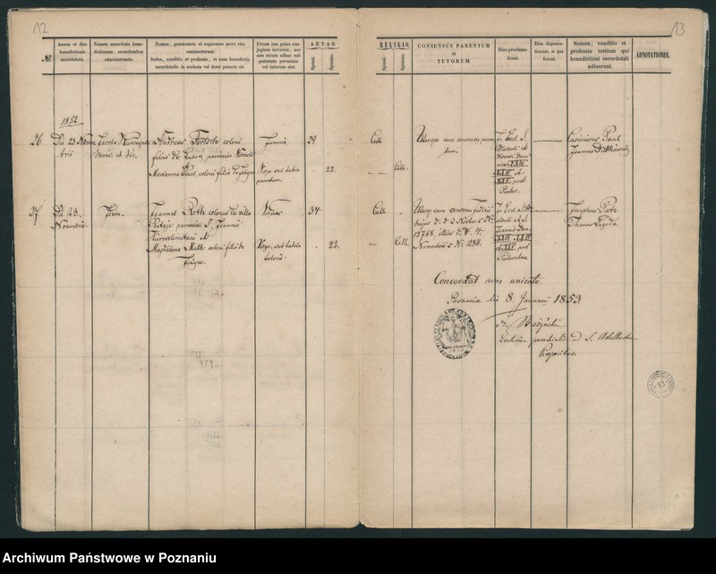 Obraz 9 z jednostki "Księga małżeństw"