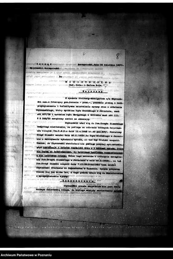 Obraz 11 z jednostki "Wykup gruntu dzierżawnego przez Stanisława Zbyszewskiego od Ludwika Chrystiana Stolberg-Wernigorode z majątku Potarzyce powiatu jarocińskiego"