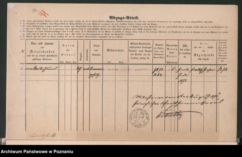 Obraz 11 z jednostki "A. betr. den Ausländer Eduard von Slaski"